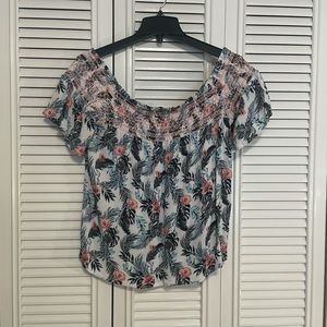 Maurices off the shoulder top size large
